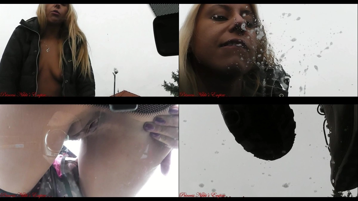 Peeing on my car (inside view) new pee porn videos