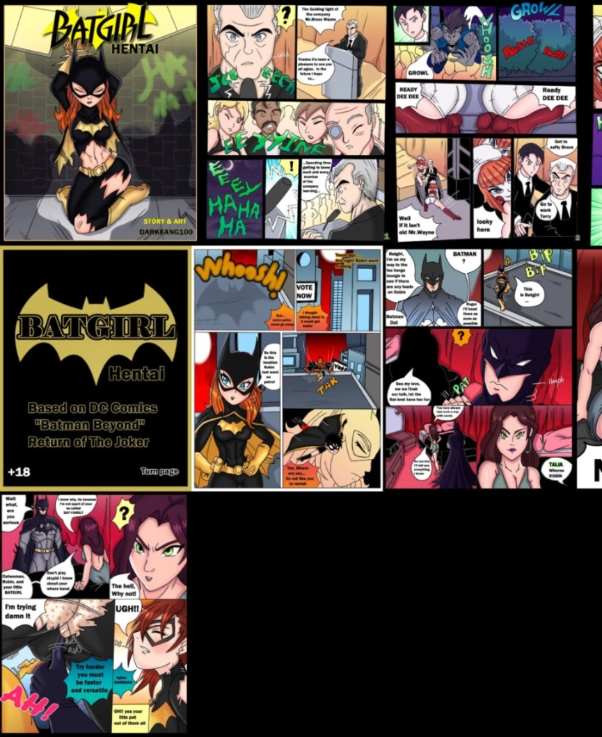 Darkfang100 - Batgirl Hentai new bdsm comics