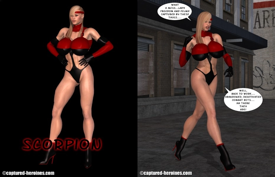 Captured-Heroines - Scorpion [extreme & crazy comics]