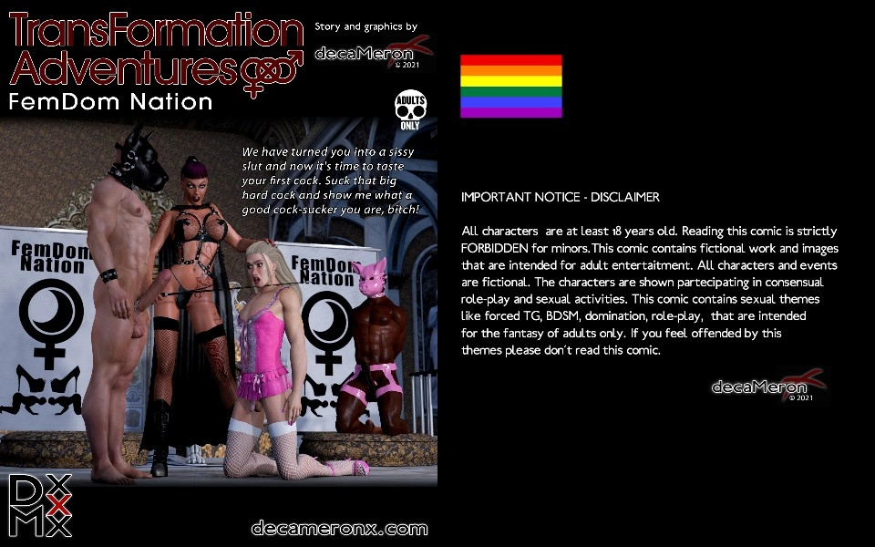 DecameronX - TransFomation Adventures - FemDom Nation new bdsm comics