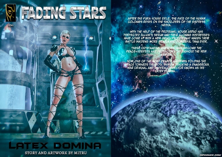 Mitru - FADING STARS - Latex Domina 1 new bdsm comics