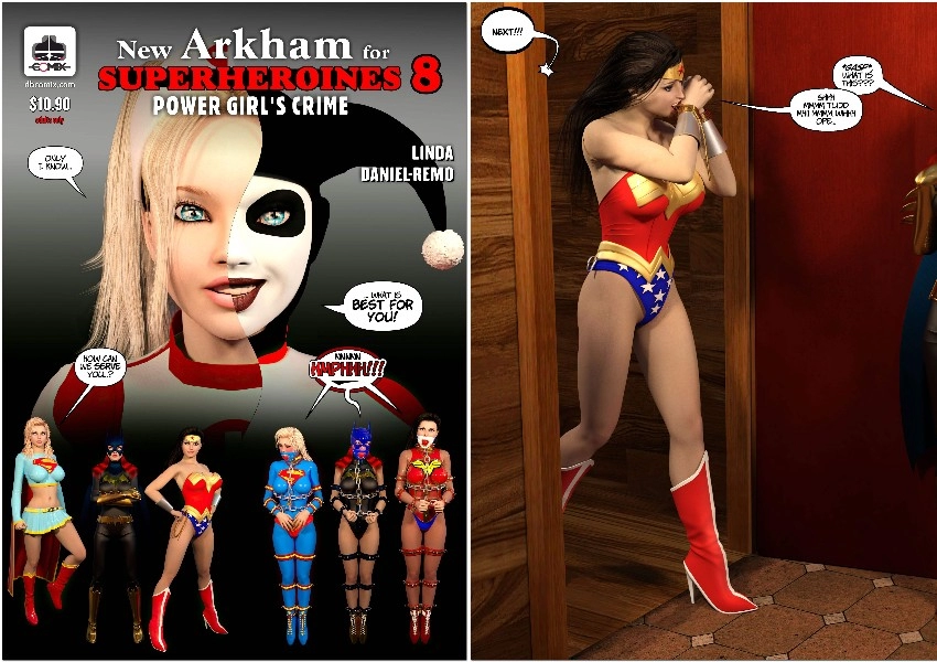 New Arkham For Superheroines 8 [extreme sadism porn comics]