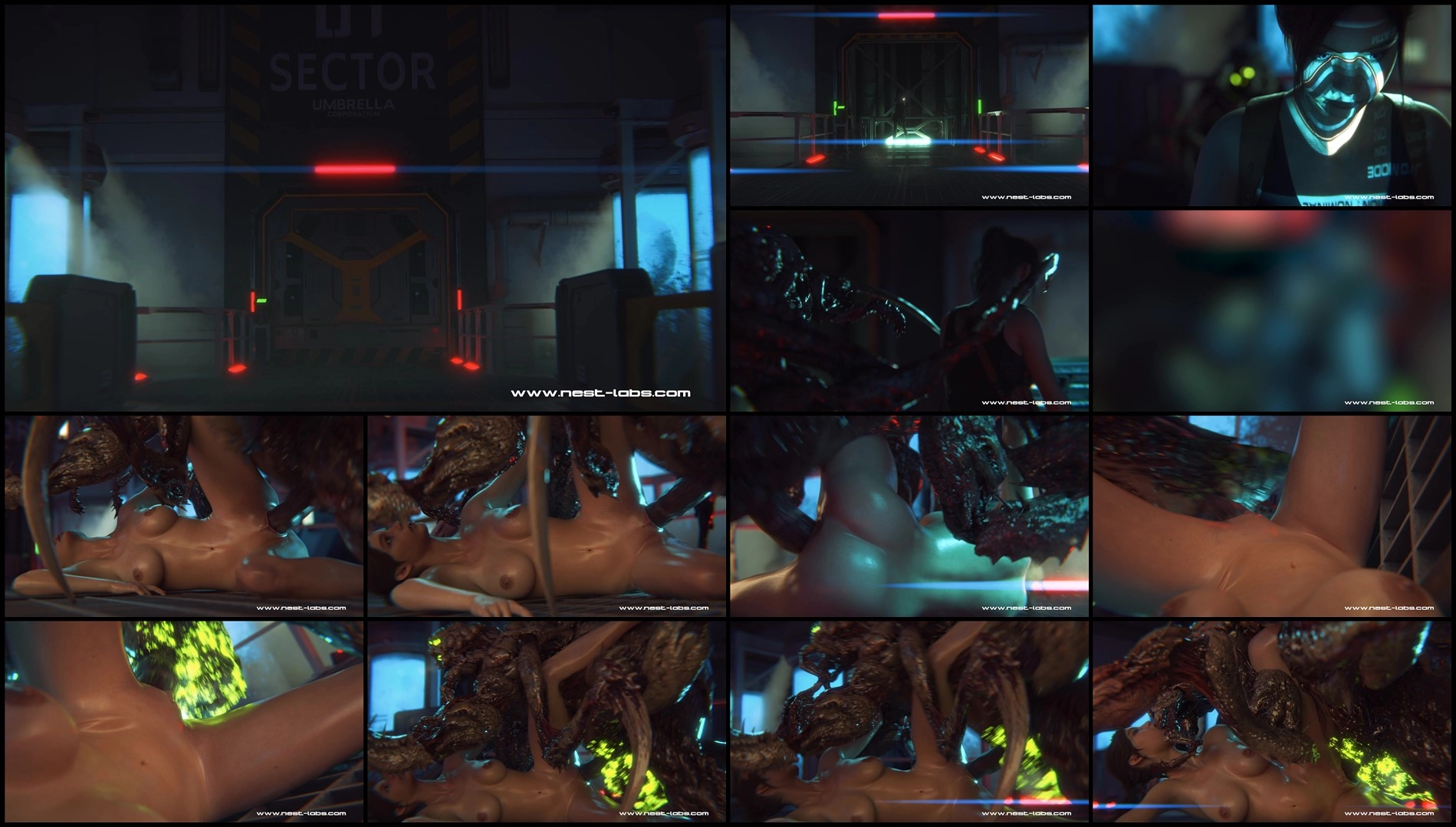 Drain Deimos and Claire Redfield Video [The Nest]