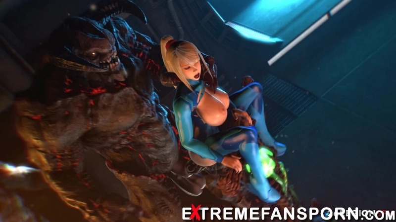 Samus VS Baron Of Hell [4K60FPS] [26RegionSFM]