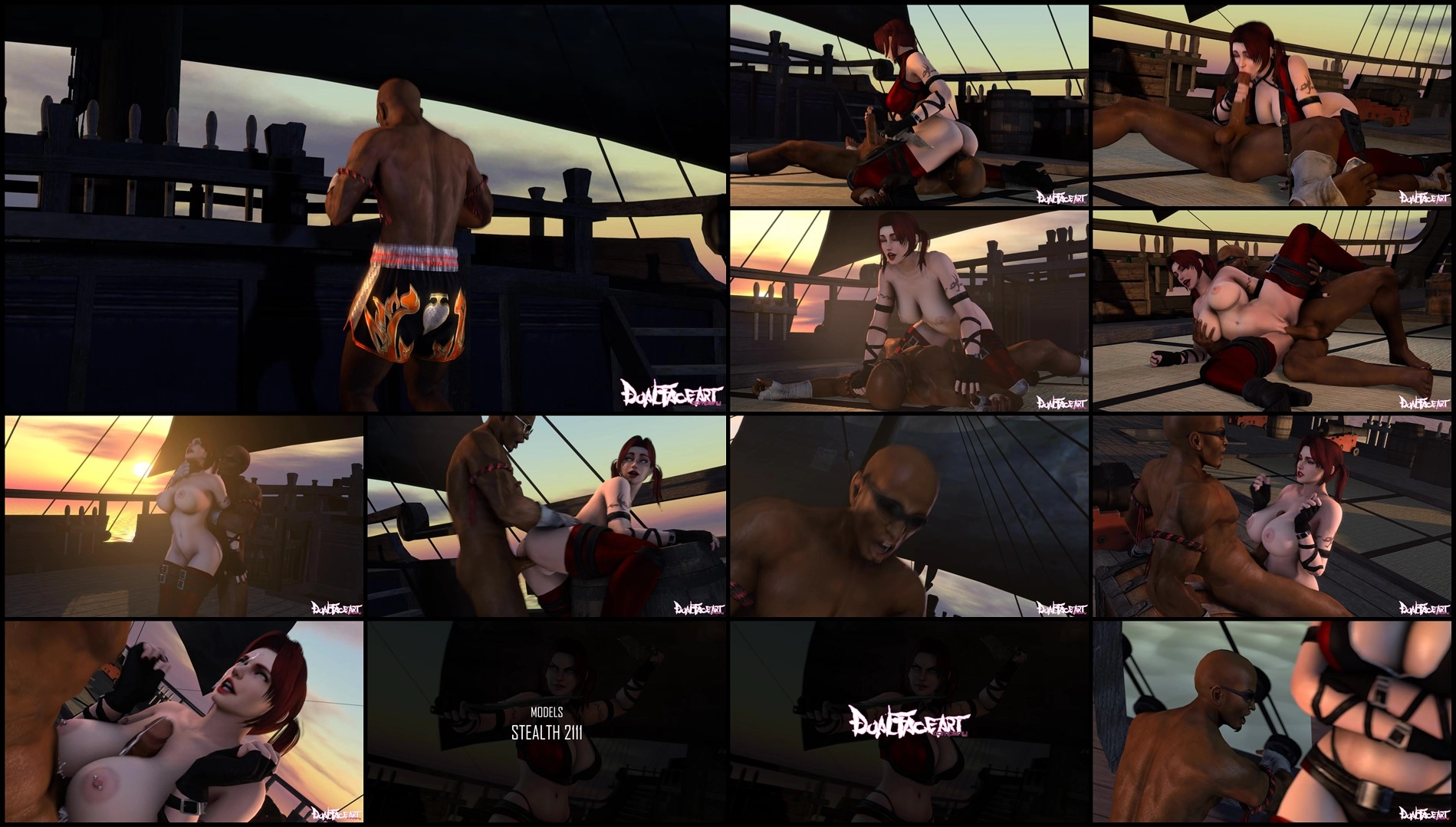 AMOZ Outworld EP 2 Zack vs Kira [Dual Face Art Comics]