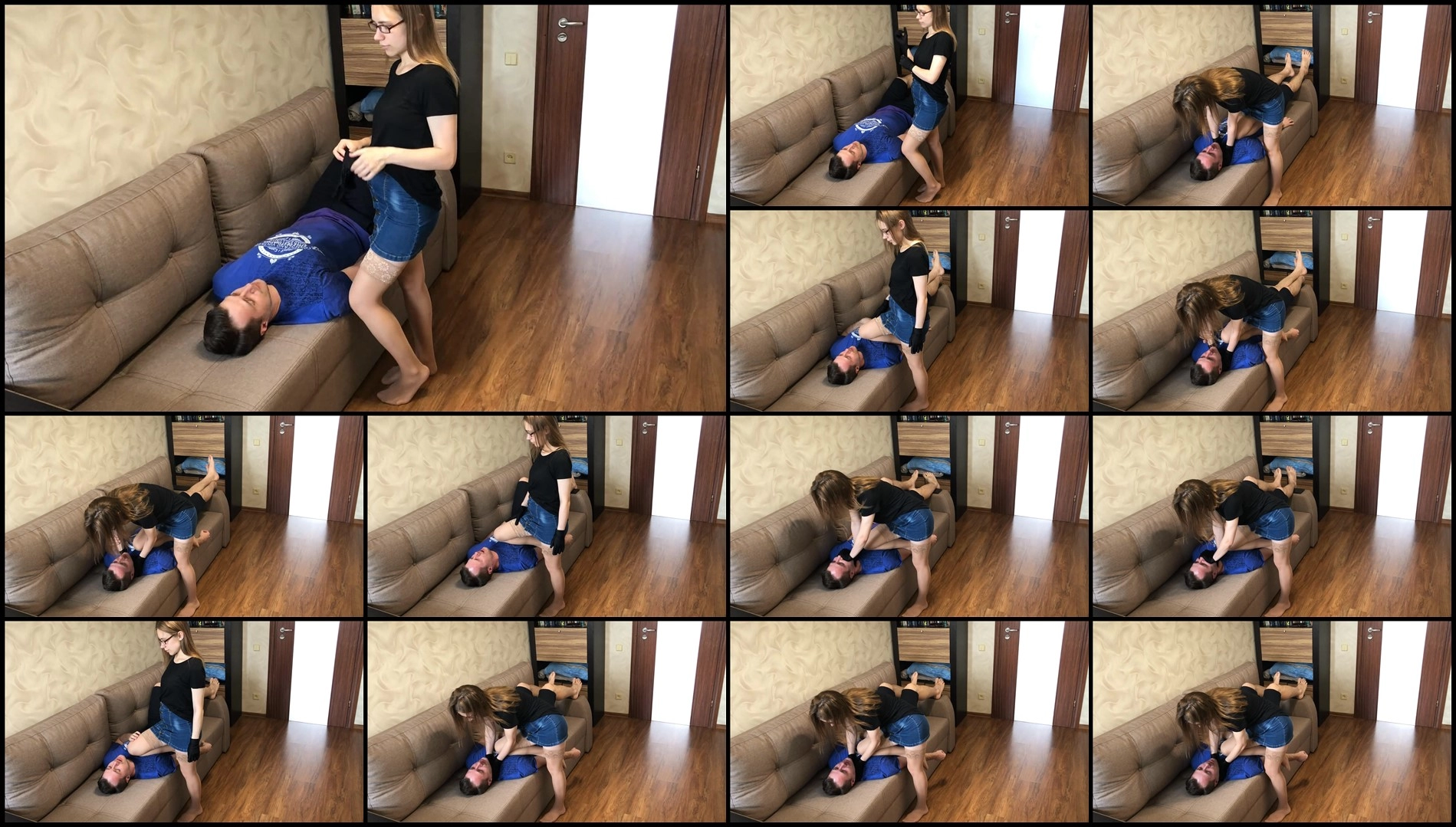 Evelina Domina - Smother In Spandex Gloves 2