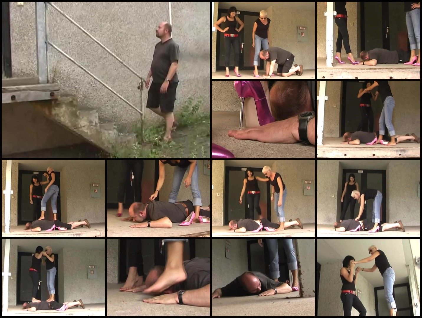 FemdomFoto - Katja - Trampling The Voyeur (German)