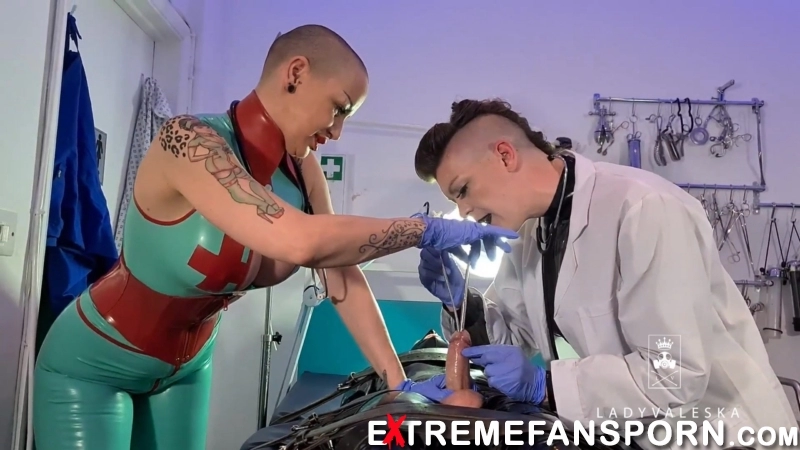 Lady Valeska - Rubber Nurses Sound Their Gimp