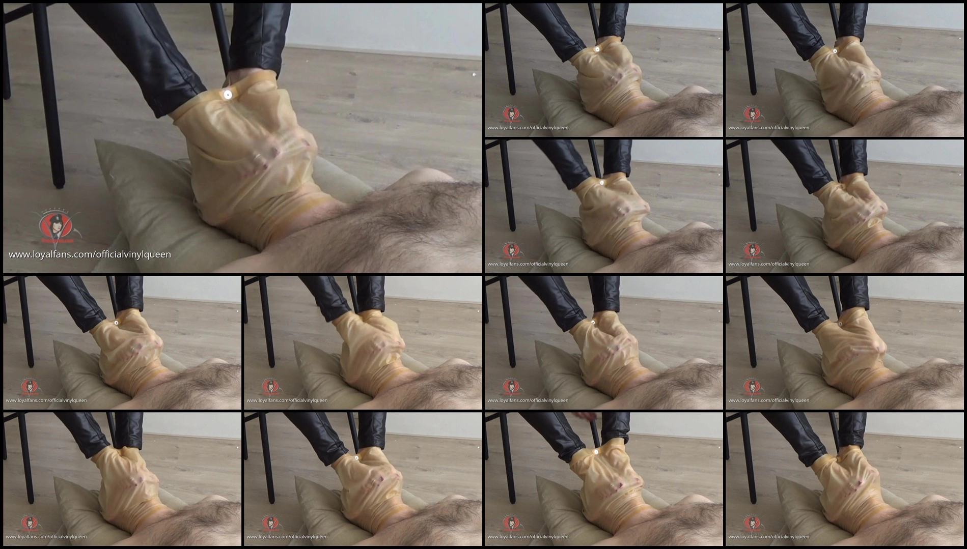 Official Vinyl Queen - Latex Foot Mask In Amsterdam