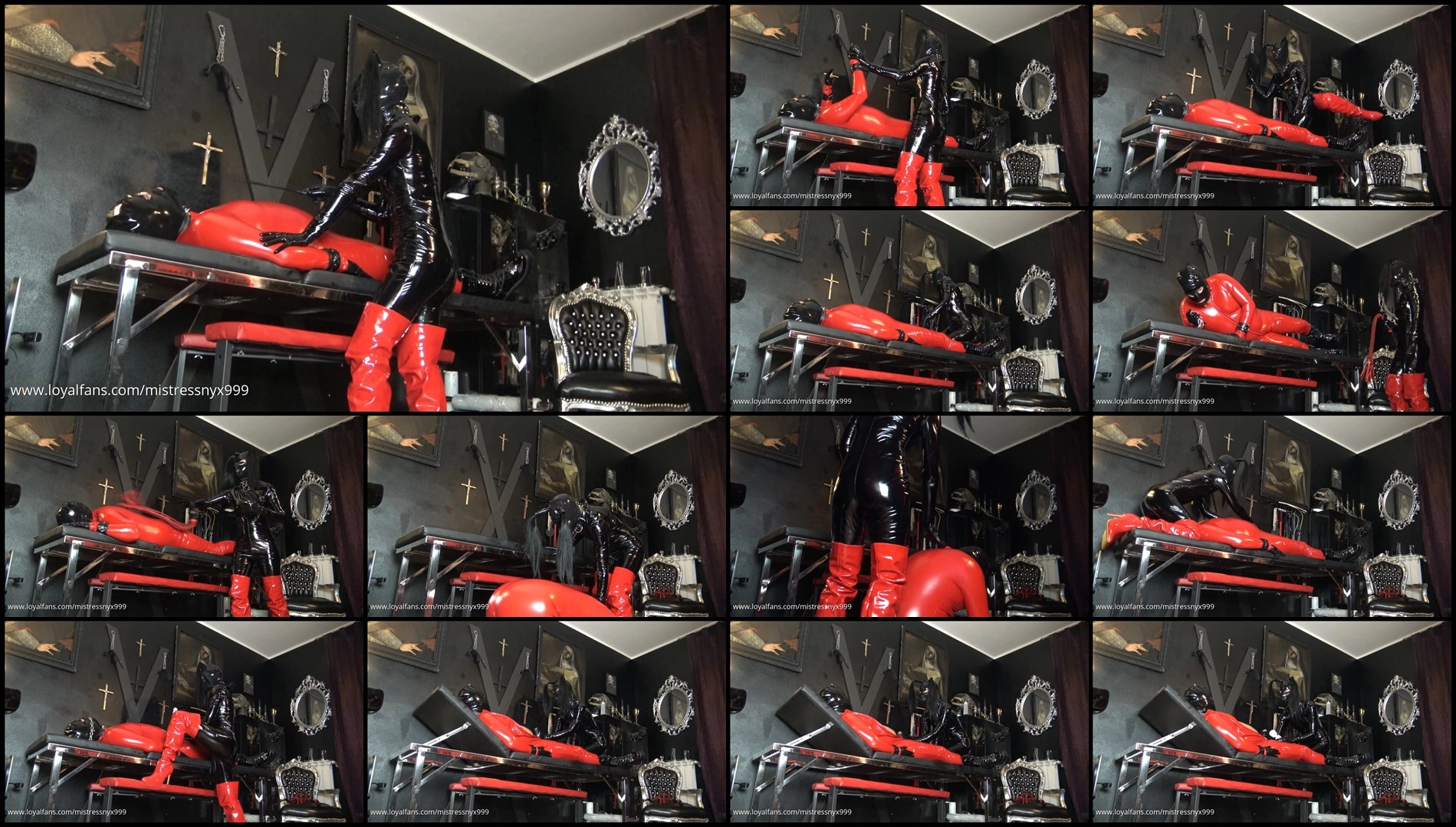 THE COUNTESS NYX - Latex Submission And Edging