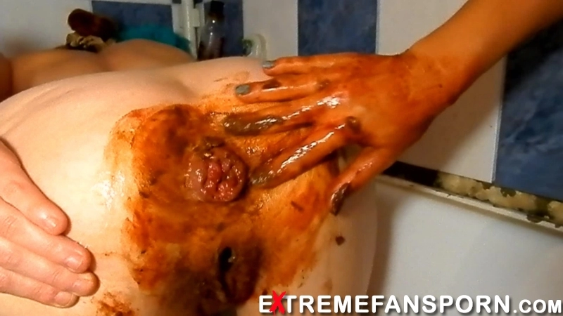 Unique scat fisting vaginal girl in bloody period new extreme porn videos