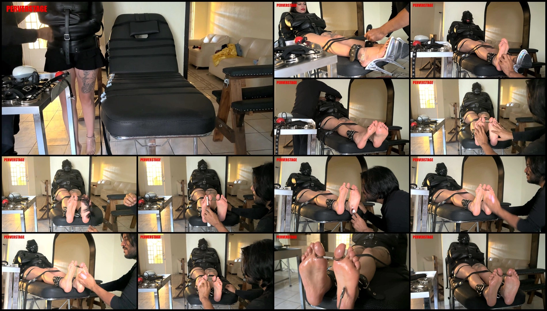 Perverstage – Sex Slave is punished with tickling