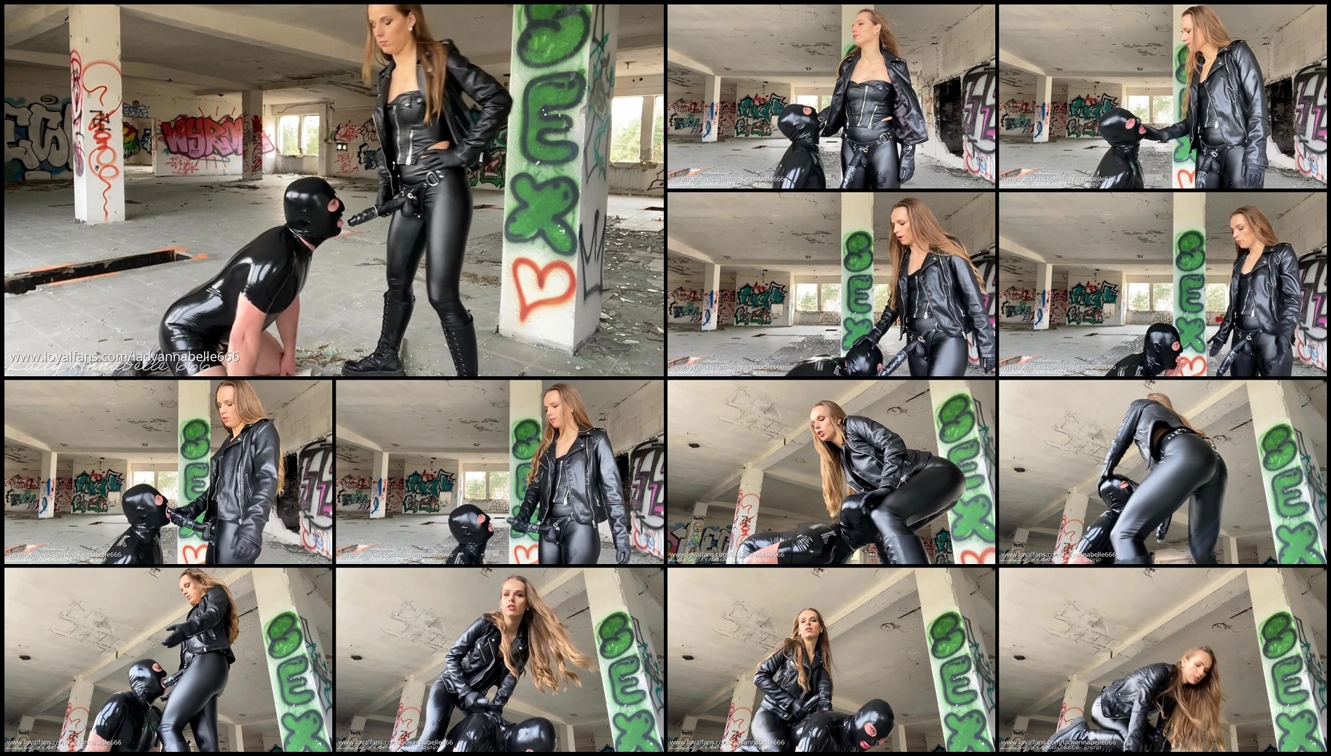 LadyAnnabelle666 - SUCKING ALPHA COCK IN URBEX-Fetish