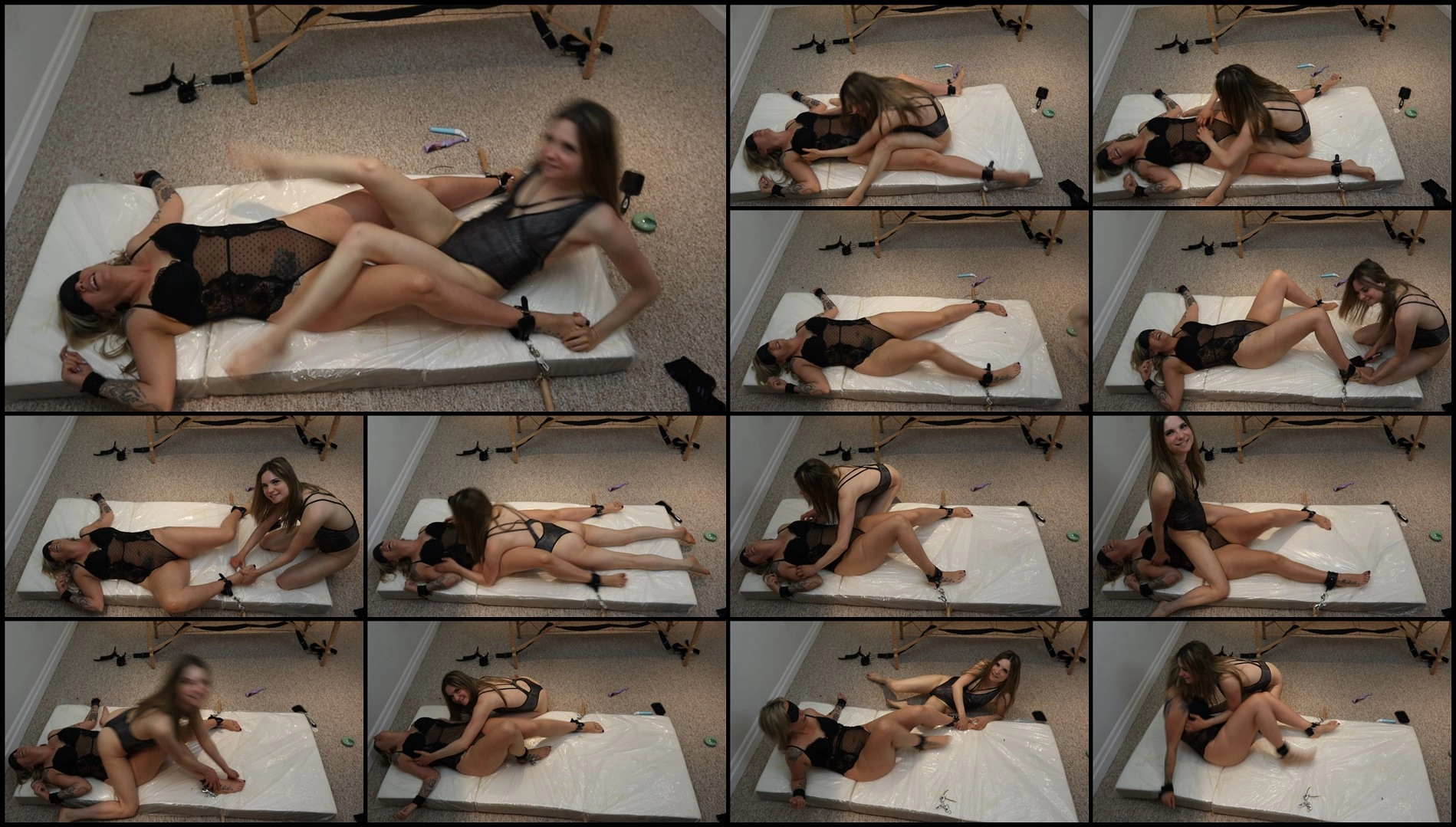NinaLuckTicklingStudios – Part 1 – Nina Luck tickles Ariel on the mattress sadistically-ff, Tickl...