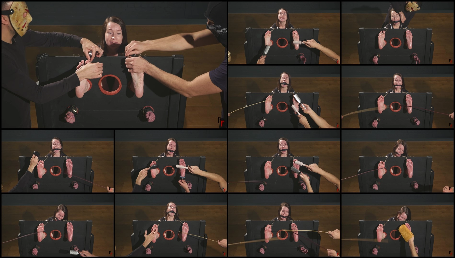 RFStudioProduction – Lada – Bastinado and Tickling in Heavy Stocks-mmf, TicklingFeet