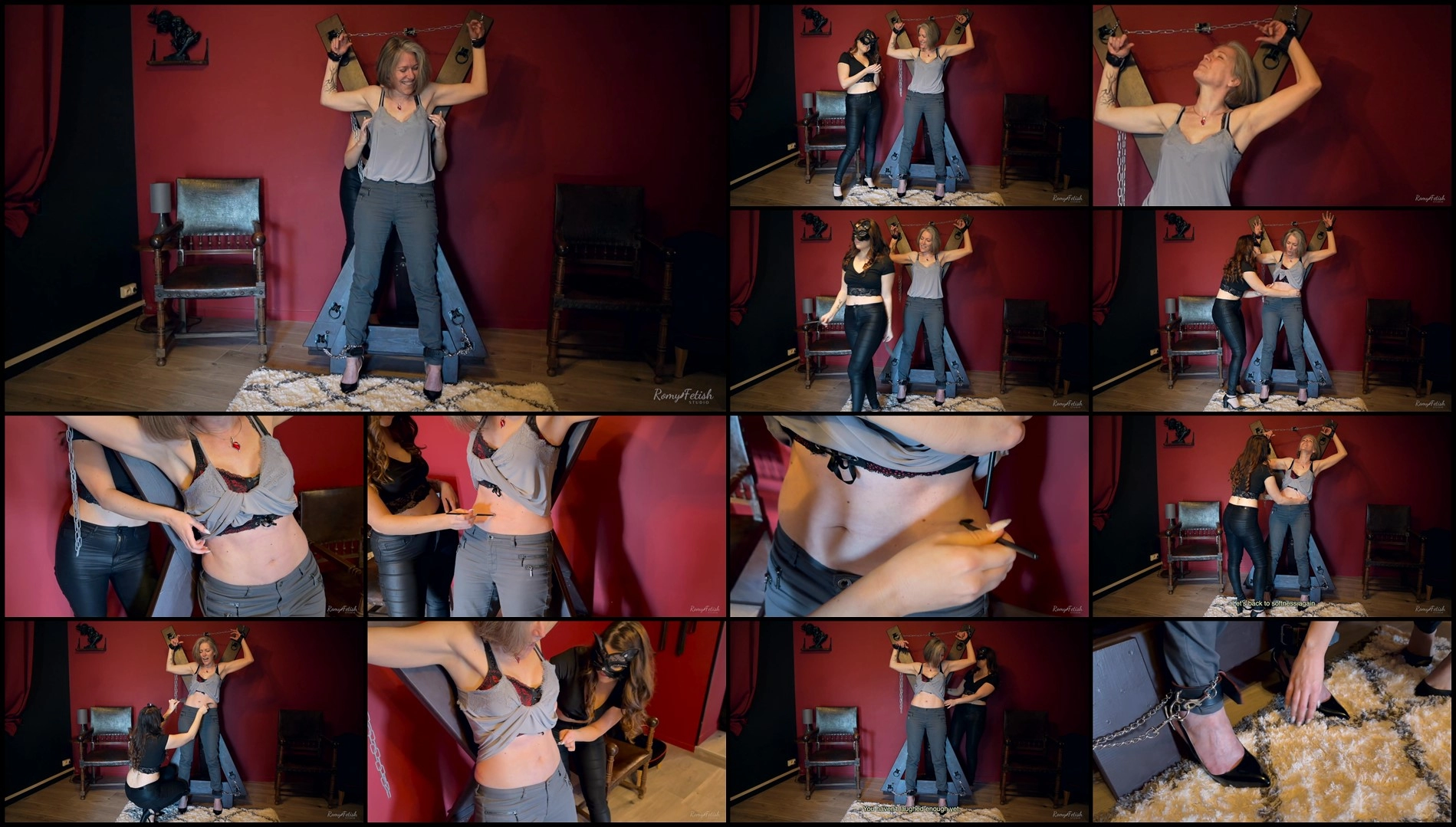 RomyFetish – Buisness woman Addi tries tickling for the first time – Part 1- ff, TickleTummy, Tic...