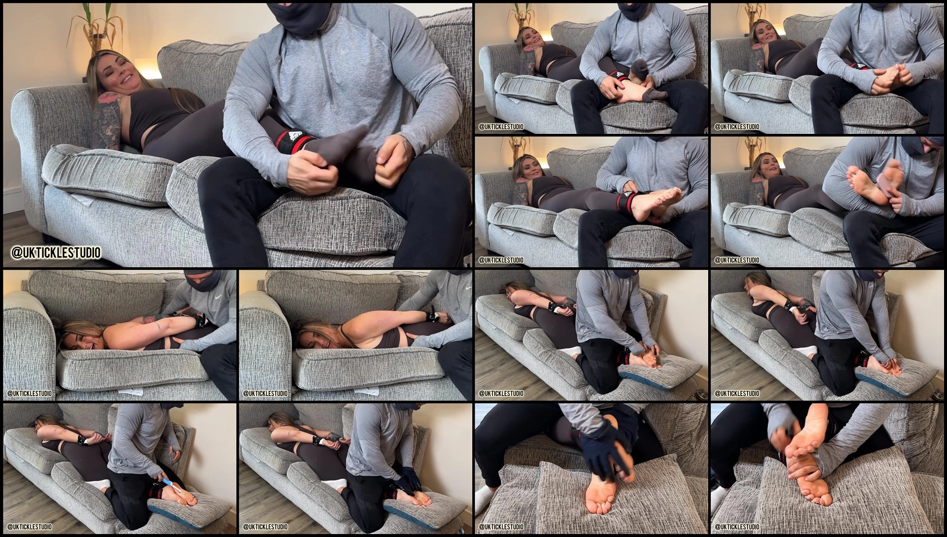 UkTickleStudio – Charley Gets Her Socks Tickled Off- mf, TicklingFeet