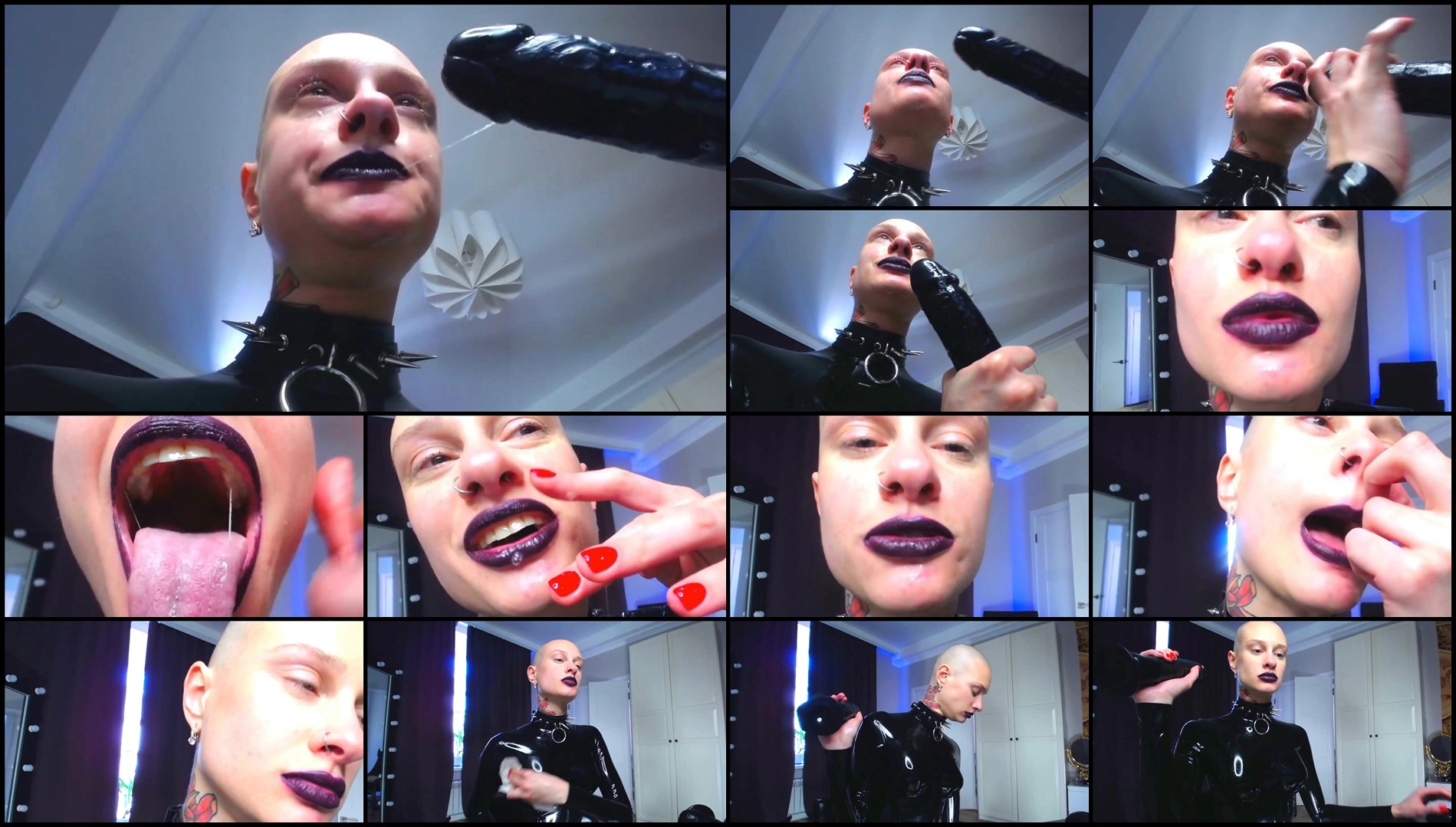 Webcam bald latex girl Shiny Princess deepthroat training-DeepthroatAndVomit