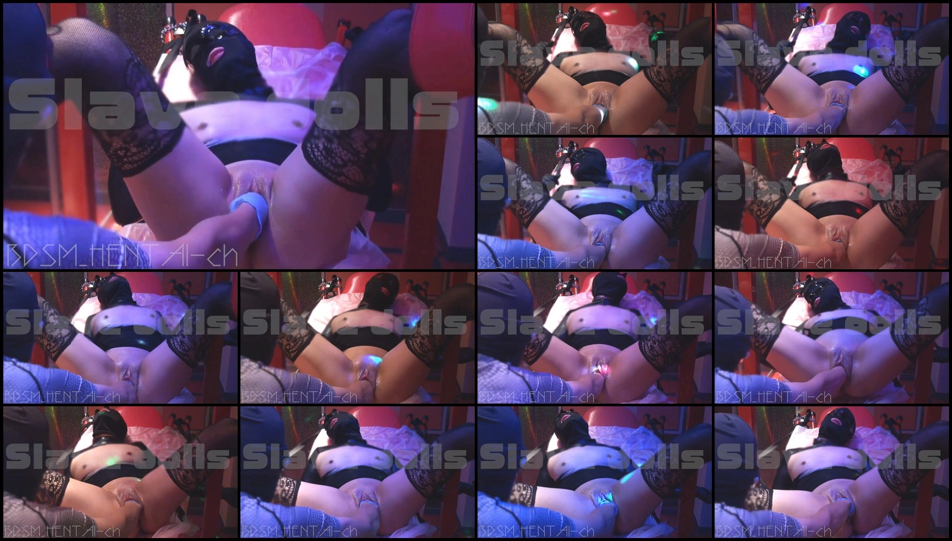 BDSM HENTAI-ch Her uterus is pinched, her vagina is stirred-Fisting