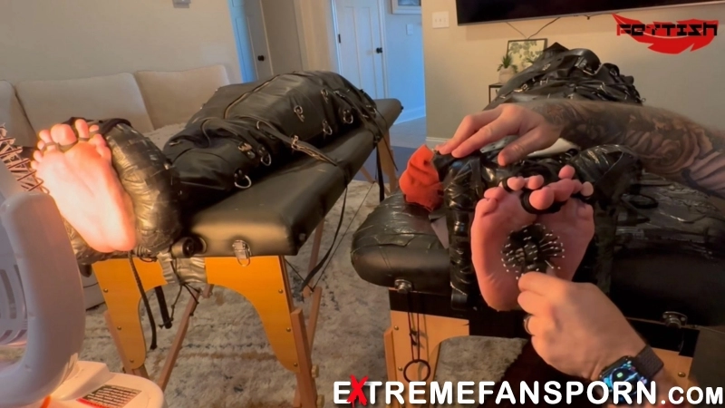 Fettish – The Tickle Tables – Nikki Sabel and Rayne Storm- mff, TicklingFeet