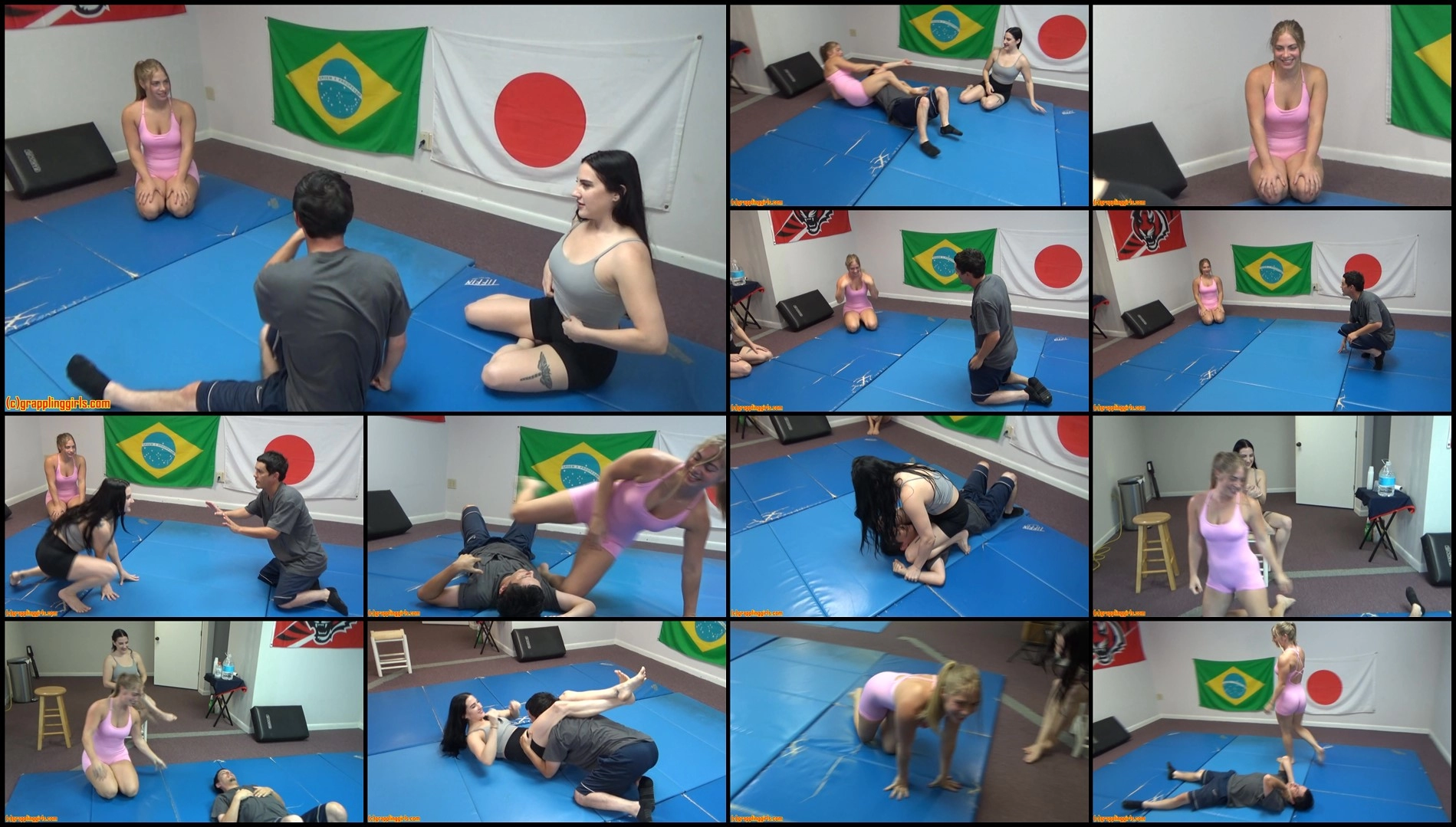 Grappling Girls In Action - GG the girl next door 65-WrestlingAndScissor