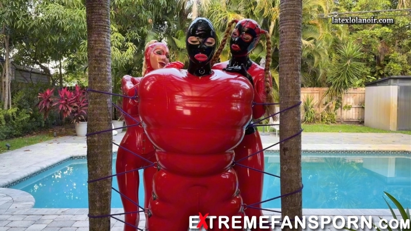 Miss Fetilicious - Heavy rubber bondage in Florida Part 1-Fetish