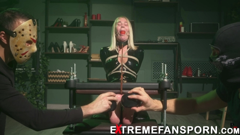 RFStudioProduction – Darina – A Tickle Toy – Catsuit, Toe Press, Ballgag, Blindfolds and Nosehook...