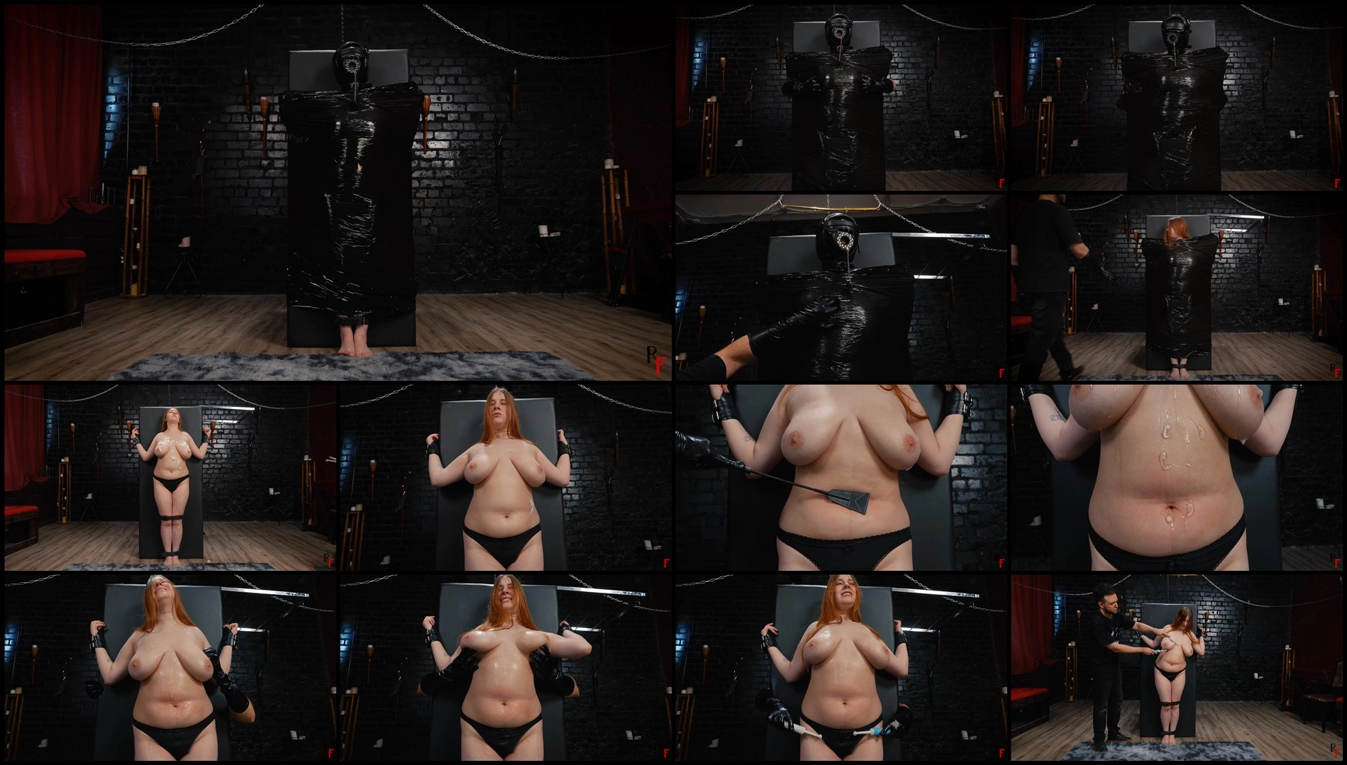 RFStudioProduction – Ticklish Touches on Chubby's Belly and Boobs in Wrap Cocoon + Unpacking- mf,...