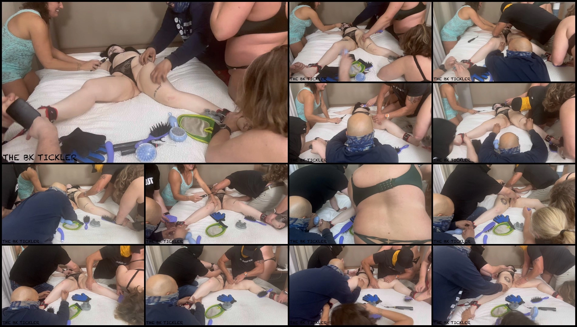 TheBKTickler – The Dallas Gang-tickle Party – Ticklish Kai – Part 2- mmmfff, TicklingFeet, Tickli...
