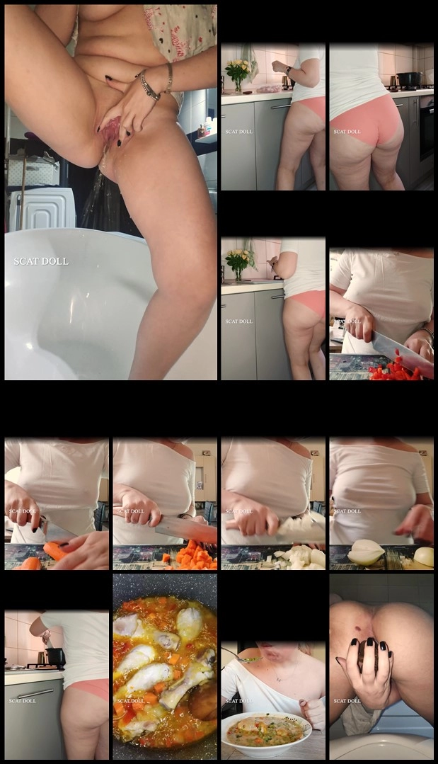 Scat Doll – Dine and Dump- 23 Minutes of Cooking, Pooping & Pissing new extreme porn videos