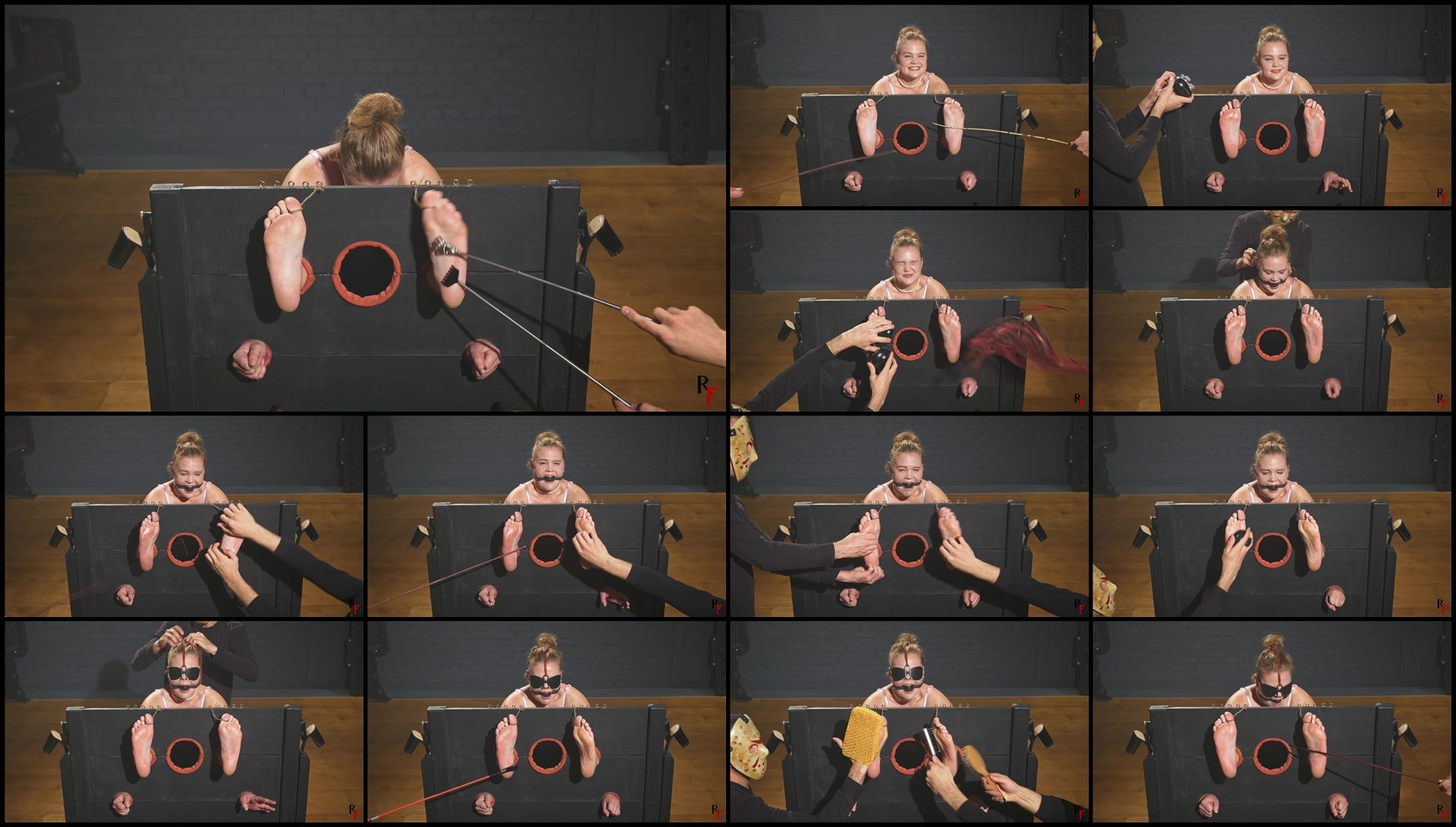 RFStudioProduction – Vanda – Bastinado and Tickling in Heavy Stocks- mmf, TicklingFeet