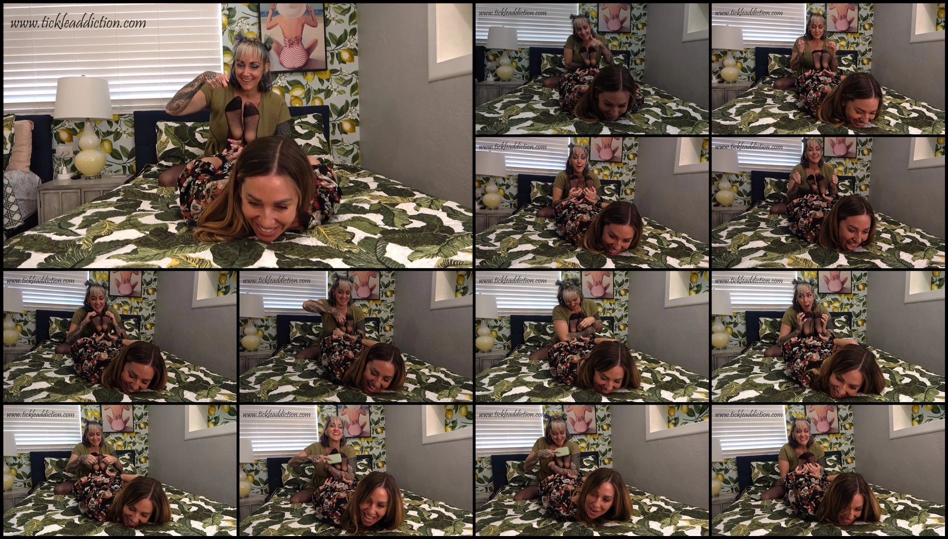 TickleAddiction – Finding the Most Ticklish Spot on Nikki's Pantyhose Feet- ff, MILF,  NylonFeet,...