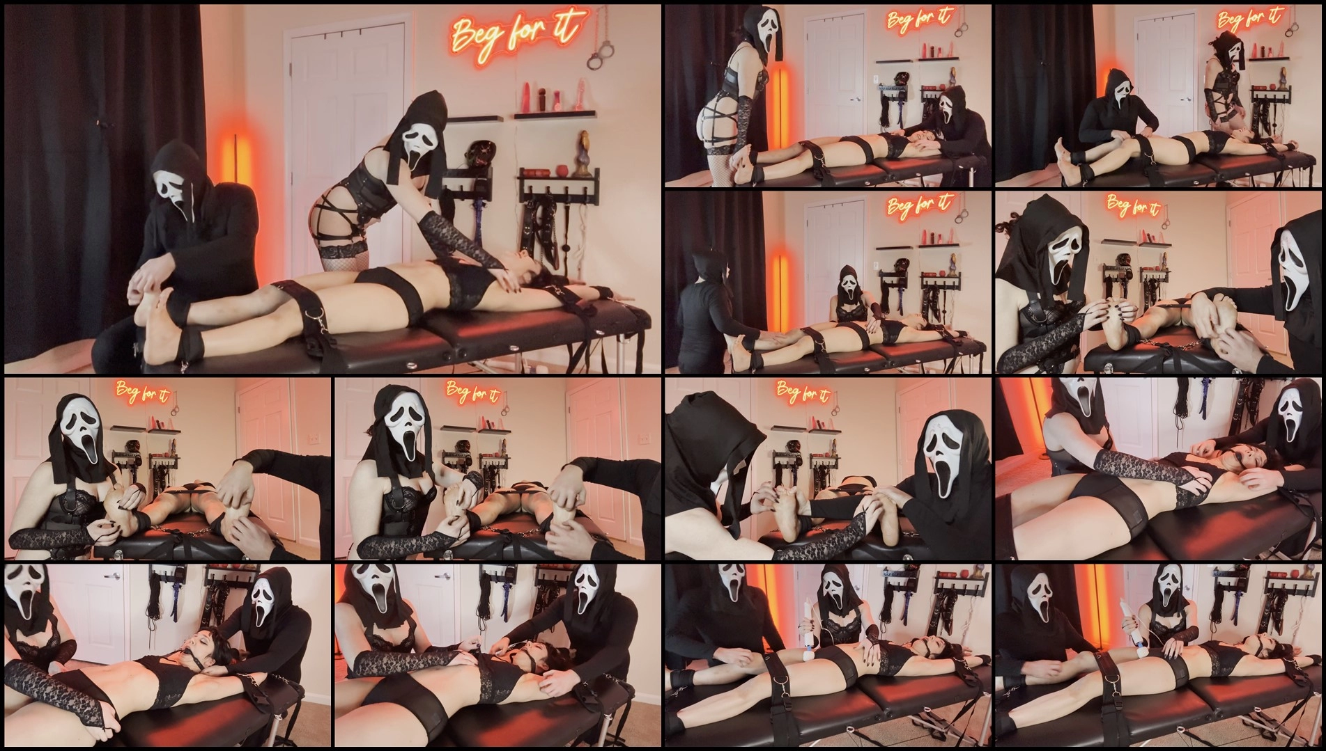 LaughsAndLust – Fae Donata- Helpless Under Masked Ticklers- mff, TicklingFeet, TicklingUpperBod