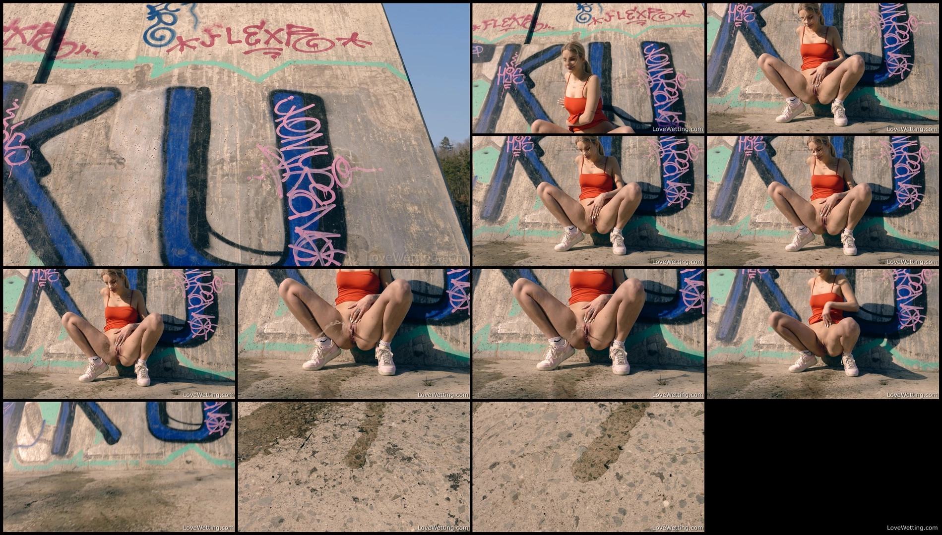 Naomi Love – Pissing scene 4