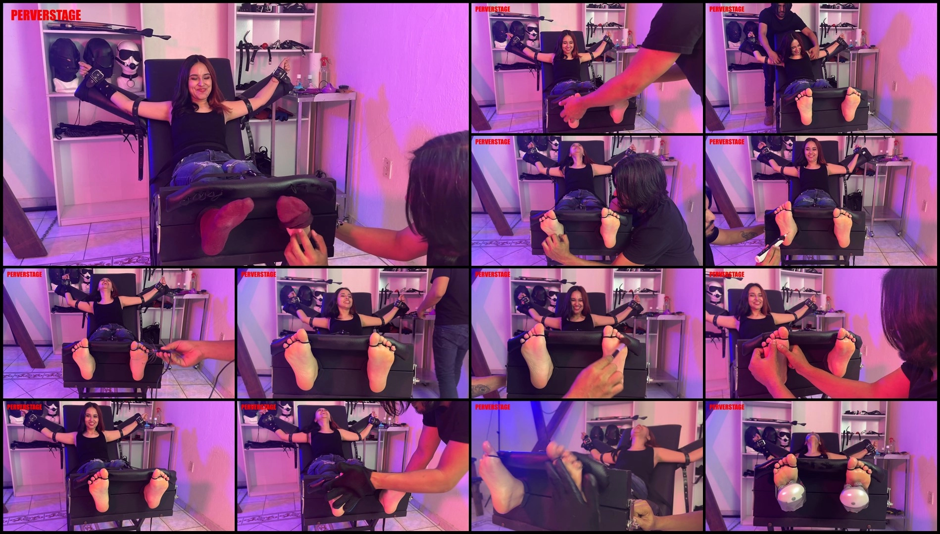 Perverstage – No Safeword for Cherry Experiment (Custom)- mf, TicklingFeet