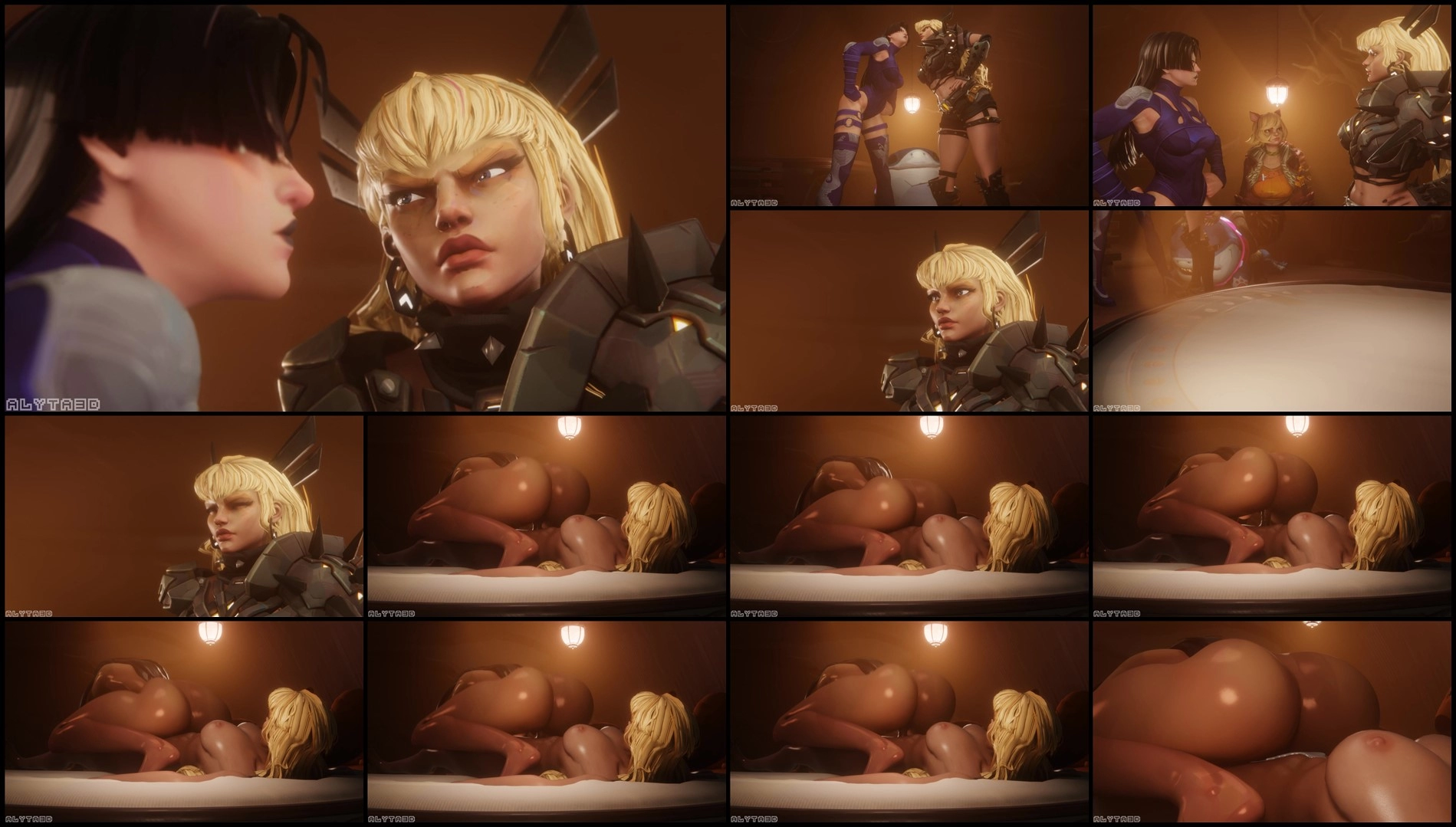 Psylocke and Magik are Fighting [Alyta3D]