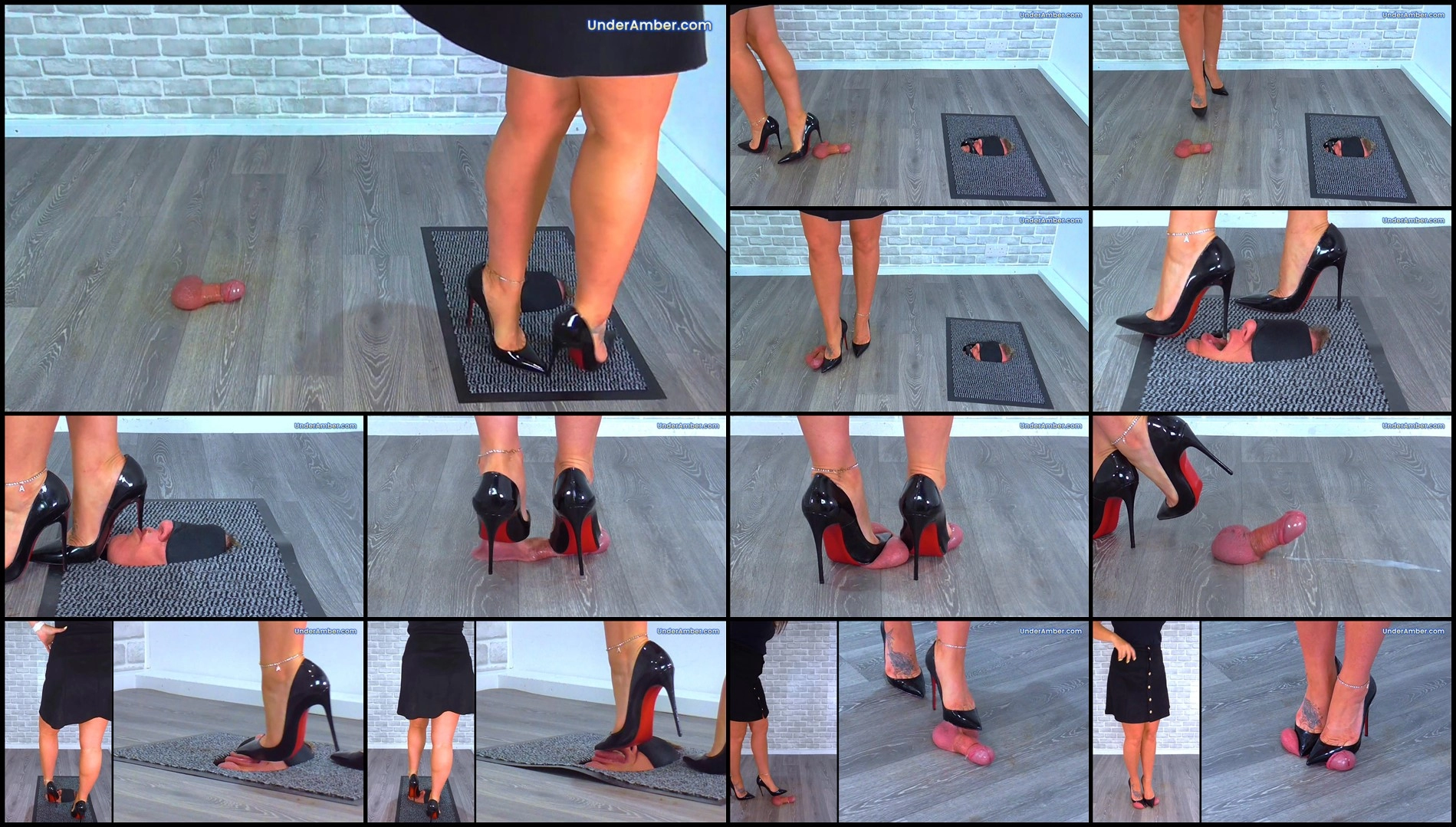 Under Amber - 207 Goddess Amber Lick Your Cum From The Soles Of My Louboutin Heels - Ultimate Bun...