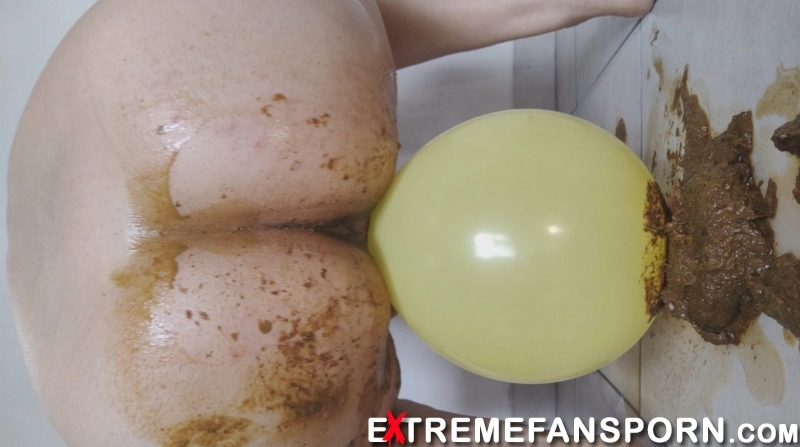 Amy dirty00 – Masturbating with a balloon with shit in it! new extreme porn videos