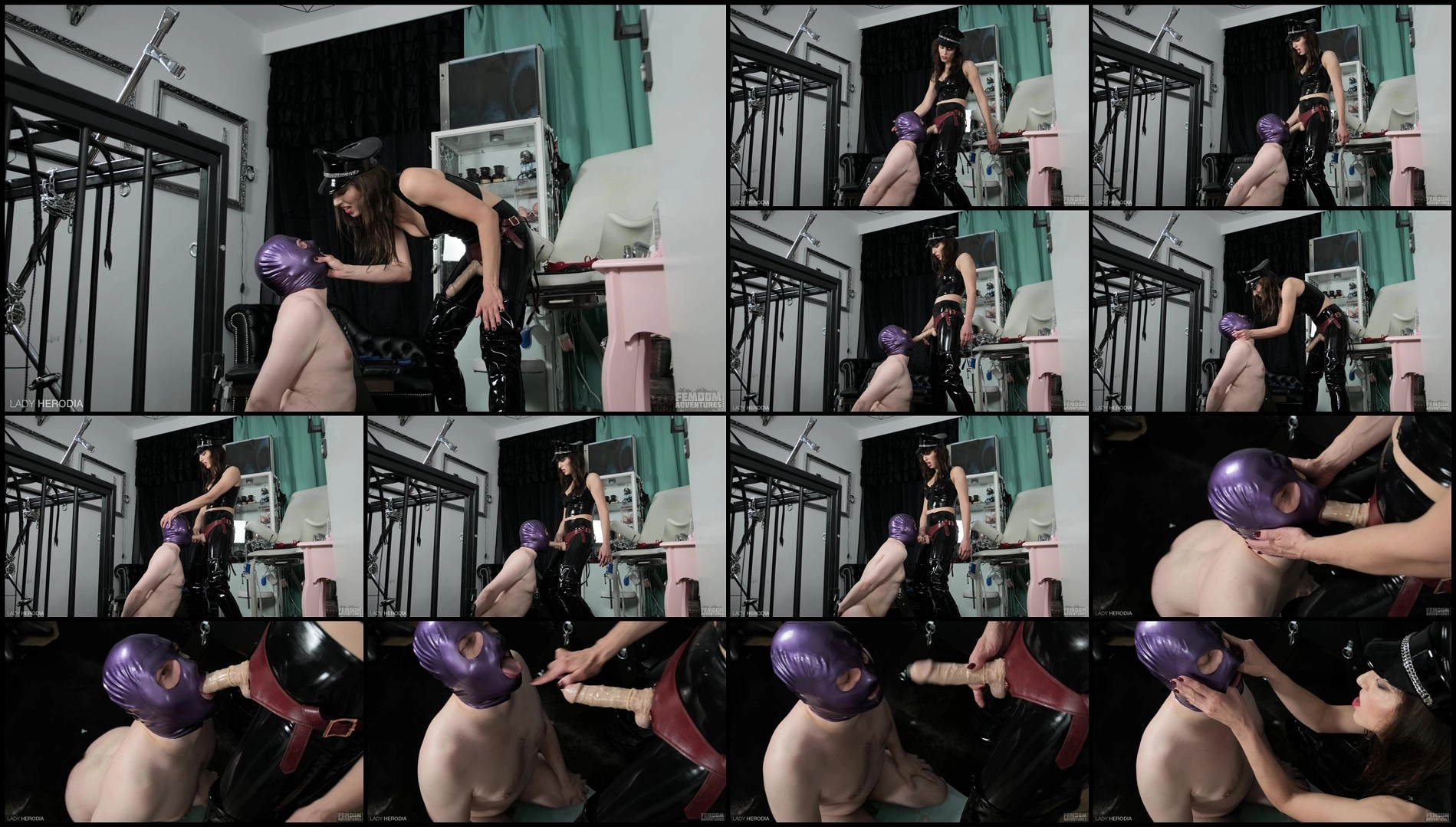 Femdom Adventures - Destroyed With Deepthroat Strap On Facefucking - Lady Herodia-Femdom