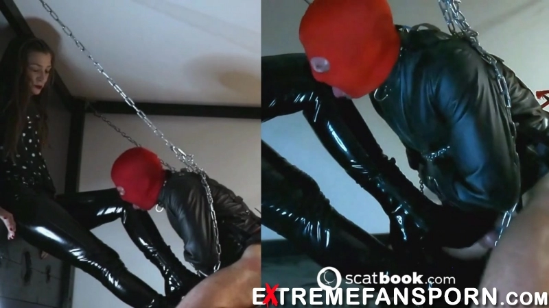 Lady Amrapali - Straitjacket Slave Blowjob Training With Strapon