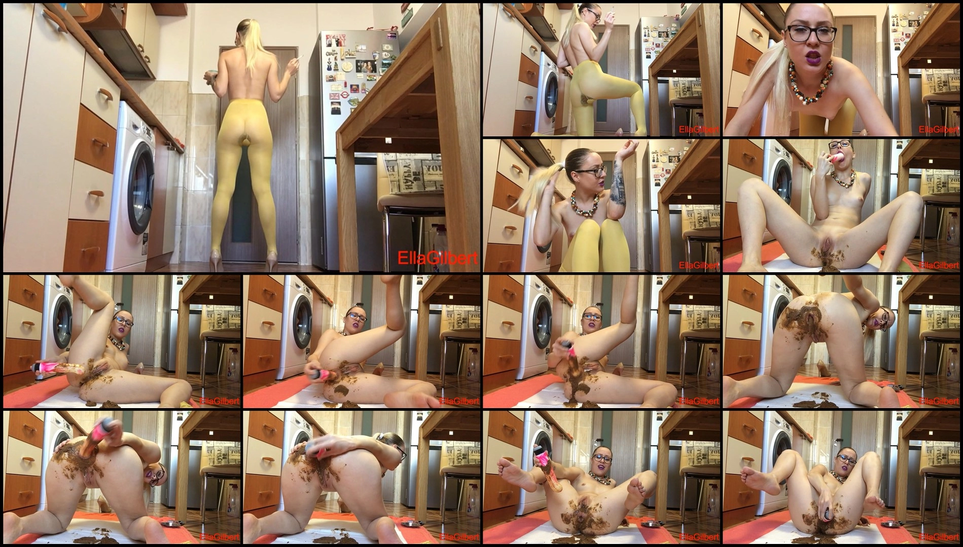 EllaGilbert-Yellow Full Of Shit Tights P1 new extreme porn videos