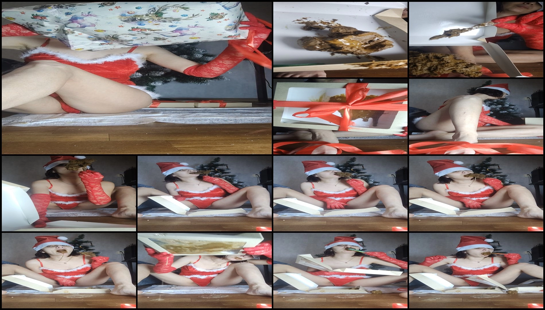 PooGirl – New Year's gifts are shit and vomit new extreme porn videos